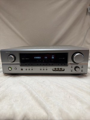 Denon AVR-485 6.1-Channel Surround Sound Silver A/V Home Theater Receiver