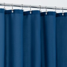 Stall Fabric Shower Curtain Liner Waterproof - Soft  Lightweight Small Shower C