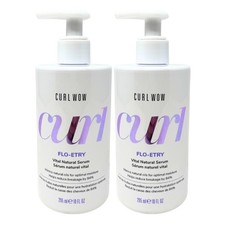 2 Pack - Color Wow Curl Wow FLO-ETRY Vital Natural Curly Hair Serum,10oz 295mL 