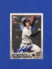 2015 Topps Pro Debut Clint Coulter #65 Signed auto Autograph