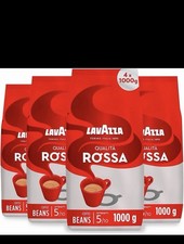 Lavazza, Qualità Rossa, Coffee Beans, 4 Packets of 1 kg, with Aromatic Notes 19.68 per kilo