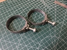 2 NOS  Wittek 2 1/16 Hose Clamps  Dated  4-67 Raidator 1967 1968 Corvette Camaro