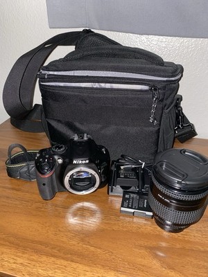Nikon D5200 24.1MP DSLR Camera Black - 17K Clicks! + Nikon 28-200mm Lens Bundle