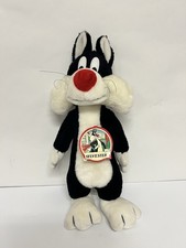 Vintage 1992 Sylvester Cat Plush Warner Bros Looney Tunes Stuffed Animal