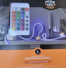 Hyde Eek 6 Neon Led Rope Light With Remote Multicolor Clear White Color Change