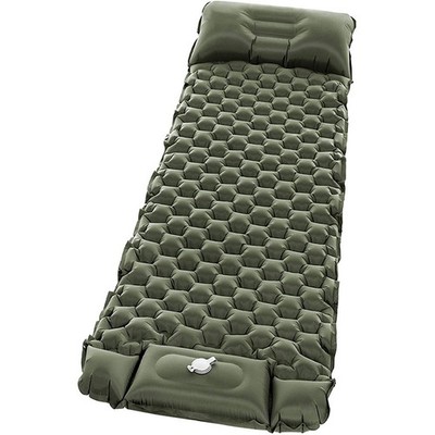 Isomatte selbstaufblasend Camping Luftmatratze Matratze Campingmatte Fußpumpe