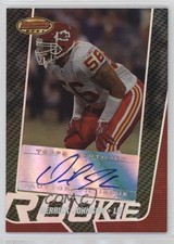 2005 Bowman's Best Rookie /999 Derrick Johnson #162 Rookie Auto RC 1dm4
