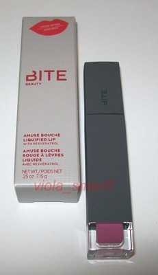 BITE BEAUTY Amuse Bouche Liquified Lip Liquid Lipstick LOTUS ROOT 0.25oz NIB