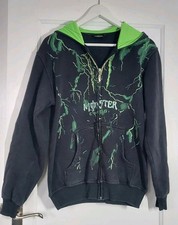 Kaputzenjacke, Monster Energie, Schwarz/grün...