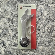 New Stainless Steel Measuring Spoon Set of 4 /Peaceful Valley Donkey Rescue