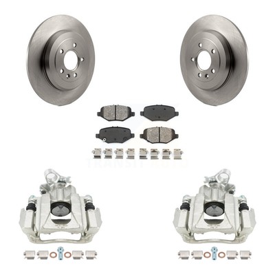 Disc Brake Caliper Rotors And Semi-Metallic Pads Rear Kit For Ford Explorer