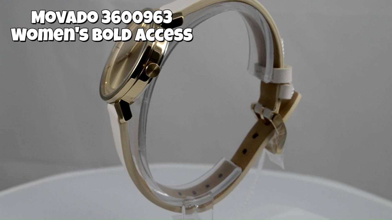 【人気盤】マーベラス / マーベレッツ 国内初回帯付オリジナル見本盤！白ラベル！ Movado 3600963 Women's Bold Access Gold-Tone Dial Quartz Watch | eBay