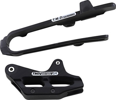 Dirt Cross Multi-Purpose Chain Slide-N-Guide Kit FE SX Guide, Black DCK-KT7-BK
