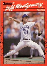 1990 Donruss #380b Jeff Montgomery Baseball Card