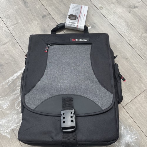 Monolith Multifunctional Nylon Laptop Backpack Black and Grey eBay