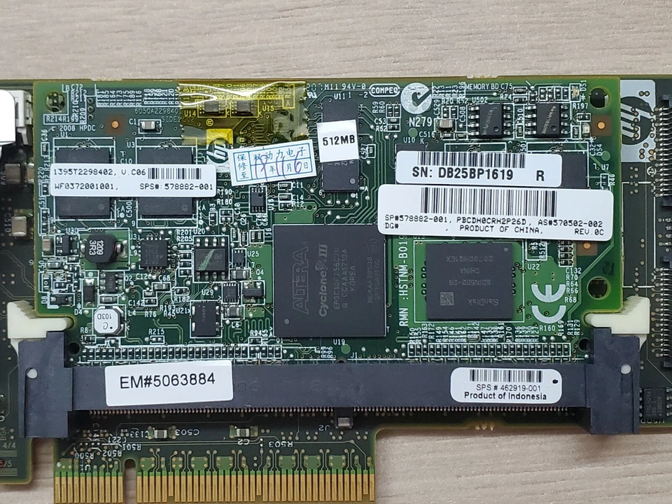 HP P410 512MB 462919-001 Smart Array SAS RAID Controller Card FBWC 578882-001 - Image 4 of 4