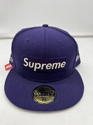 Supreme Box Logo World Famous New Era 59fifty Polartec Sz 7 Supreme Box Logo World Famous New Era 59fifty Polartec Sz 7