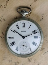 Soviet Vintage Pocket Watch Molnija Ship 1980s USSR Mechanical Not Working