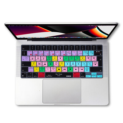 XSKN Final Cut Pro Shortcuts Keyboard Cover for Macbook Air 13.6
