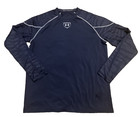 Under Armour Shirt Mens XL Navy Blue 9 Strong Baseball Athleisure Compression