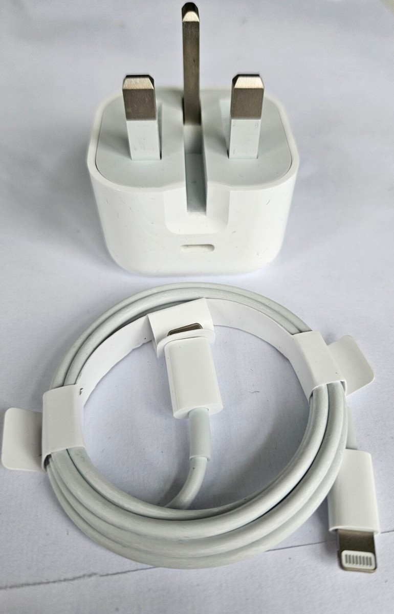Genuine Apple A1696 18W USB C Charger / Adaptor & USB C to