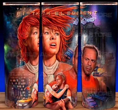The Fifth Element 90s Scifi Action Movie Cup Mug Tumbler 20 oz