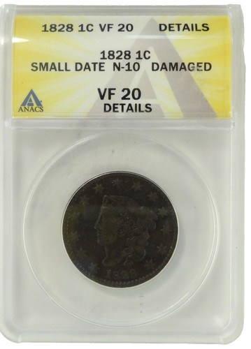 1794 S-50 R-5 ANACS VF 20 Details Liberty Cap Large Cent Coin 1c