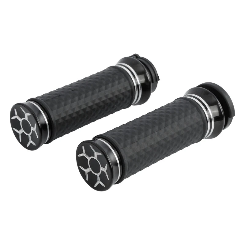 Empuñaduras de manillar de 1" aptas para Harley Electra Road Glide 96-07 Dyna 1996-2017 Foto 4 de 4