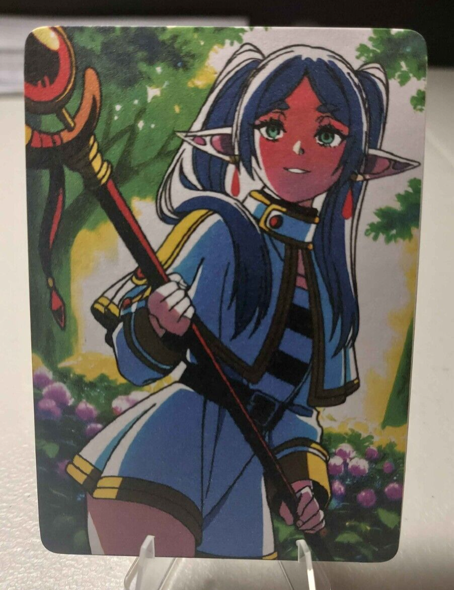 Frieren Full Art Goddess Story Anime Waifu Trading Card
