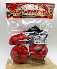 set of 5 pot, frying pan kitchen knife turner ladle toy for play house kids