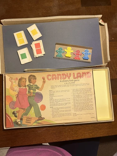 Vintage CANDY LAND Board Game 1978 by Milton Bradley Complete