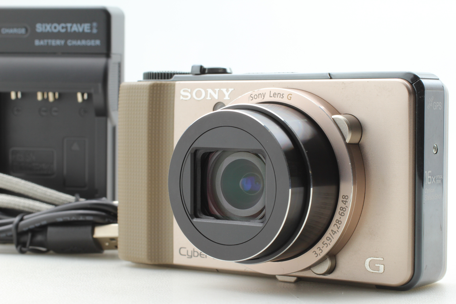 Sony Cyber-shot DSC-HX9V 16.2MP Digital Camera - Black for sale 