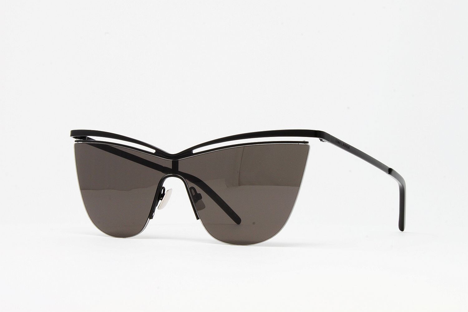 Occhiali da sole Saint Laurent donna occhio di gatto SL249 001 nero 99 mm NUOVI & autentici!