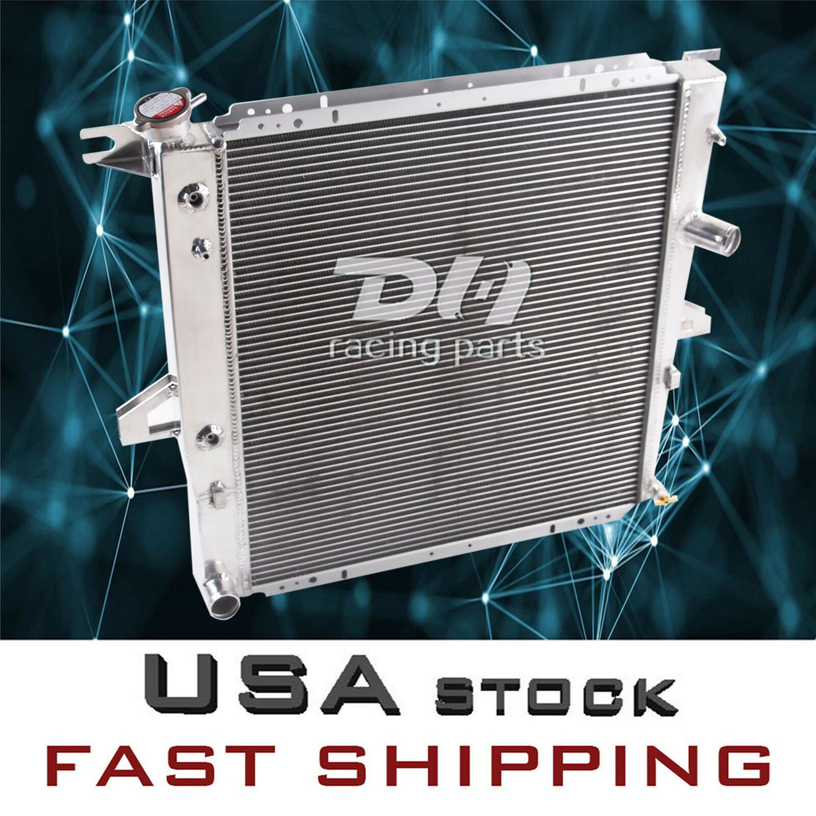 2173 3-Row Aluminum Radiator for 1998-2011 Ford Ranger 3.0L 4.0L and Explorer 4.0L V6