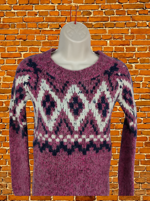 Pull à motif Fair Isle en bleu – The New Society