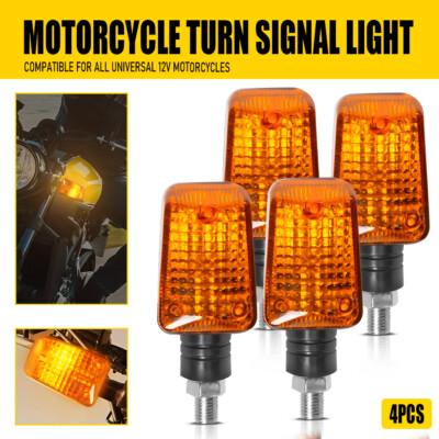4X For Honda XL250R XL600R XL350R Front Rear Turn Signal Indicator Blinker Light