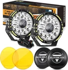 AUXBEAM 7 inch 360-PRO  LED Work Light Bar Combo Fog Lamp Offroad Driving+Covers