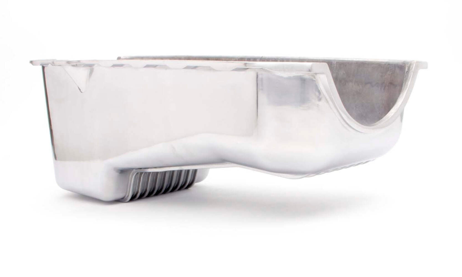 Fits 80-85 SBC Alum Stock Oil Pan Polished by Racing Power Co-Packaged R8443