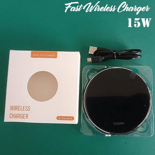 Schnell 15W Wireless Charger LED Ladepad für Google Pixel 10/10 Pro/10 Pro XL - Bild 1 von 10