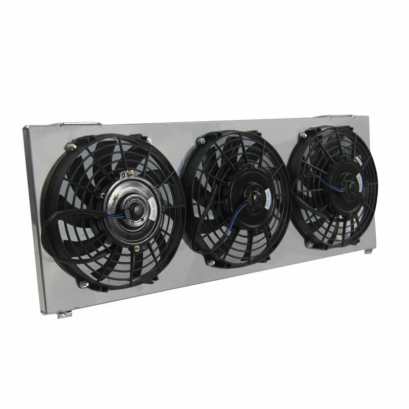 NEW Aluminum Radiator Shroud+Fan+Relay fit 1984-2001 1999 JEEP Cherokee Comanche Foto 3 de 4