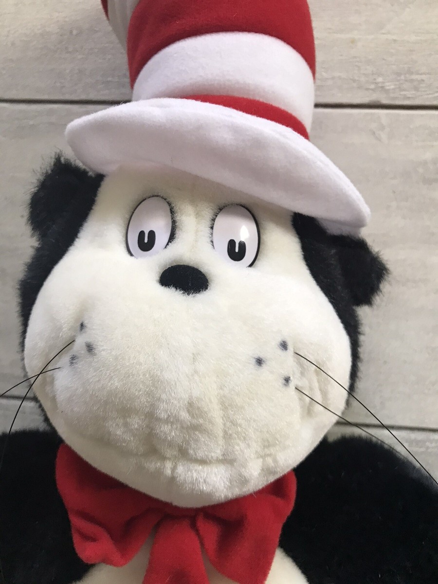 Dr. Seuss Cat in the Hat Plush Hand Puppet Universal Studios