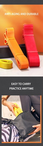 New Durable Stretch Resistance Bands Sports Expander Heavy Duty Pull Up Straps- - Bild 22 von 36