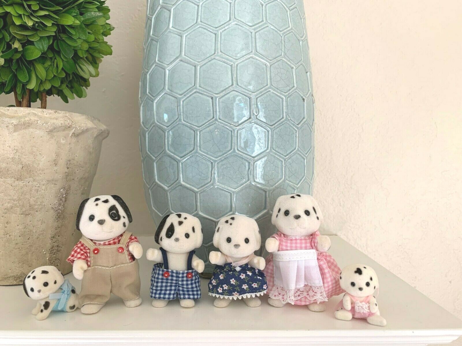 calico critters dalmatian dog family