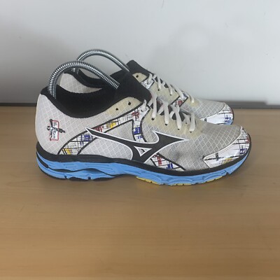 Mizuno Wave Inspire 10th Anniversary Running Shoes White Blue