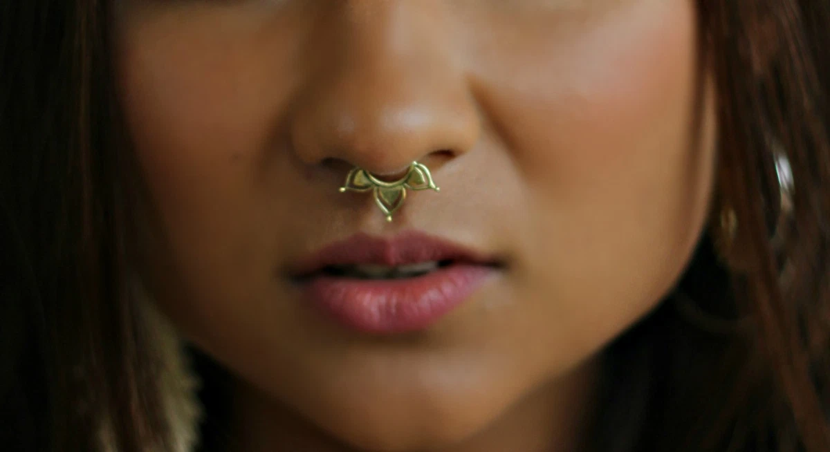 Brass septum deals ring