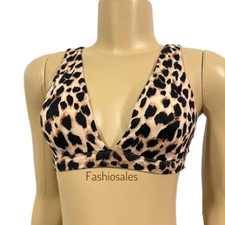Victorias Secret Soft Unlined Lounge Wireless Bralette Bra XSmall Animal Print