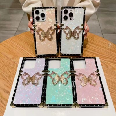 For Huawei Mate 50 40 Nova P50 Honor 80 70 Luxury Shell Butterfly Case Cover