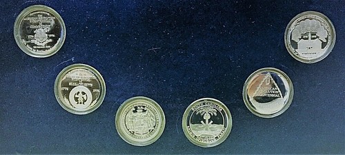 FRANKLIN NEUWERTIG OFFIZIELLE ZWEIHUNDERTJÄHRIGE MEDAILLEN ORIGINAL 13 STAATEN 0,925 SS MÜNZEN - Bild 6 von 10