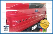 20 - 22 Ford F250 Super Duty Tailgate Letters Decal Stickers Inlay Chrome Mirror