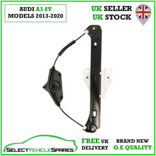 NEW AUDI A3 8V (5-DOOR) DRIVERS SIDE RIGHT REAR WINDOW REGULATOR 2013-2020